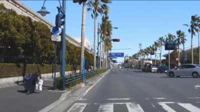 being on your phone while crossing the road. 