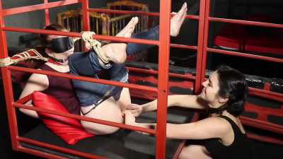 Tickling you while you can't move 