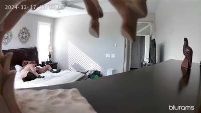 Caught by security camera