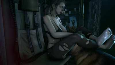 Futa Quiet getting a blowjob from her dog (Johndoe1970)
