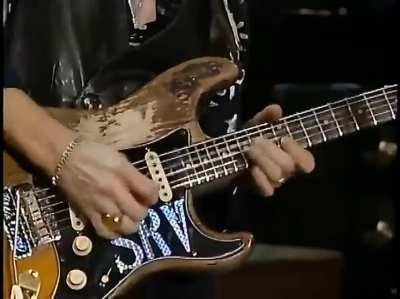 Opening to Stevie Ray Vaughan's performance of 