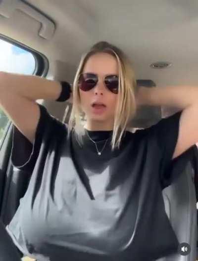 Hold her cup, while I hold her knockers