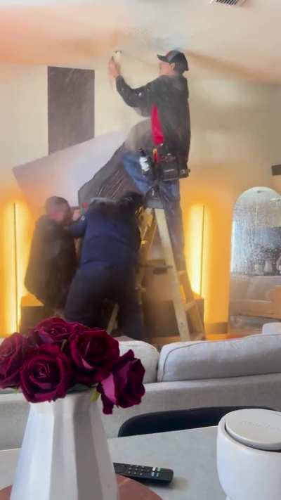 WCGW Replacing a fire sprinkler