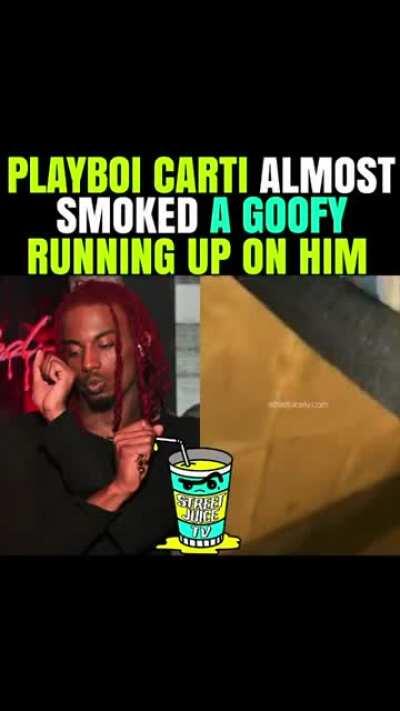 sum random nigga pulls up on carti 😭
