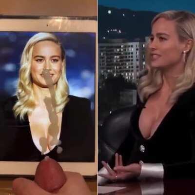 Brie Larson knee what was gonna happen when she wore that dress