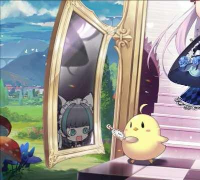 Shimakaze's new Live2D skin has a secret... Cheshire Cat!