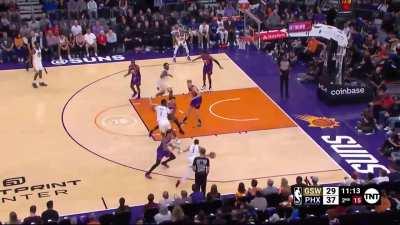 [Highlight] Poole is putting on a clinic! Has scored 12pts of 14pts Warriors points so far!