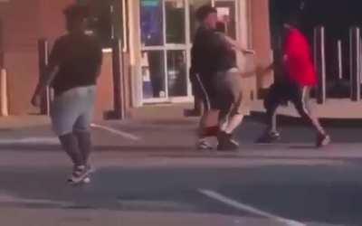 That's one way off stopping a fight.