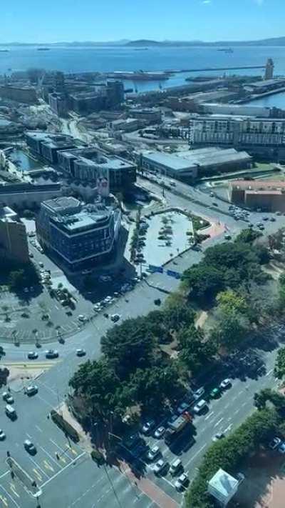 Time lapse from 20th floor in Cape Town