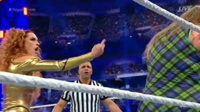 Tonight at Royal Rumble: Duodrop vs Becky Lynch for the RAW Women's Championship!