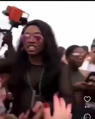 You Can See The Rage Forming As She Charges Her Ki for The Punch!