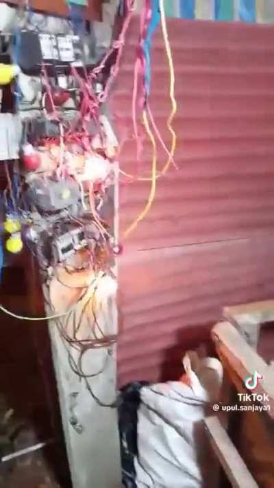 this is apparently controlling a light pattern at a venue in Sri Lanka