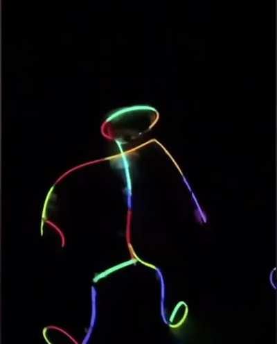 To be a stick figure