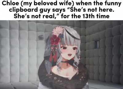 silly clipboard guy, she is real