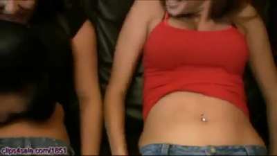 Tummy/Belly button Initiation with licking, raspberries and belly button tickling