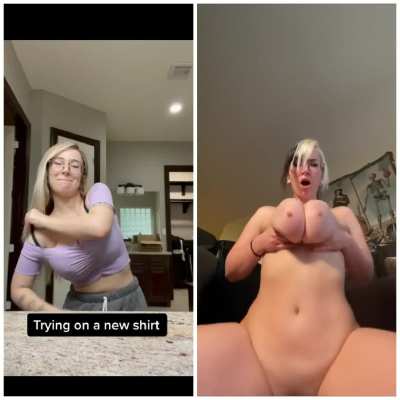 Big Tits Goth Riding Tiktok Girl