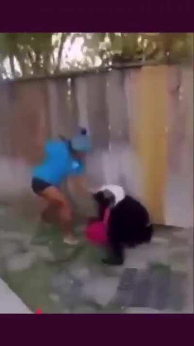 Girl gets dmaked up for talking reckless