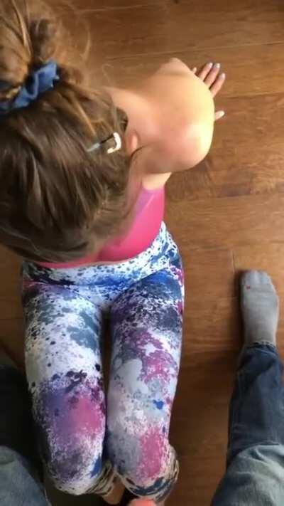 Whoops, right up the nose. [with audio] [and my terrible laugh.]