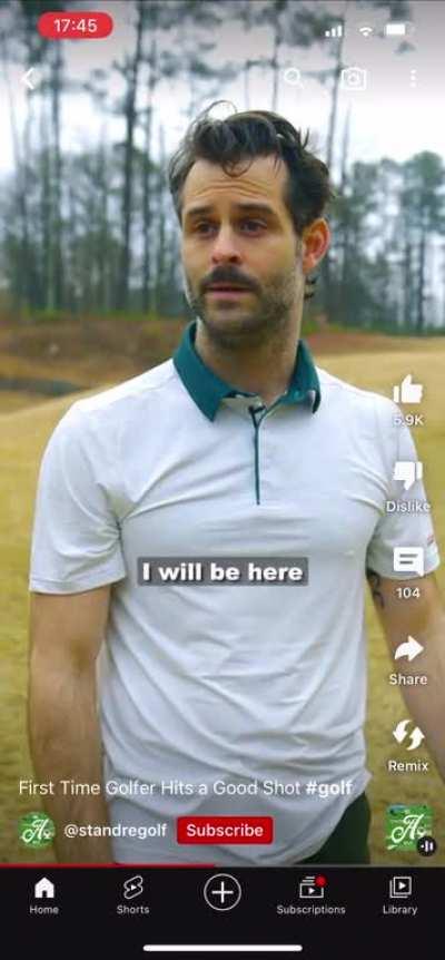 How a golfer is born