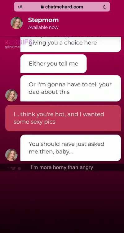 If my son wanted naughty pictures of me, he only needed to ask