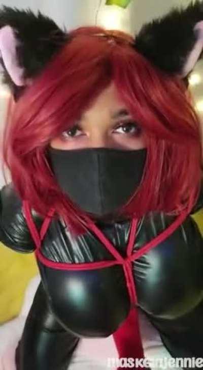 My girlfriend said I earned a reward for behaving well, but I was still not good enough for her to use her hands yet [M]