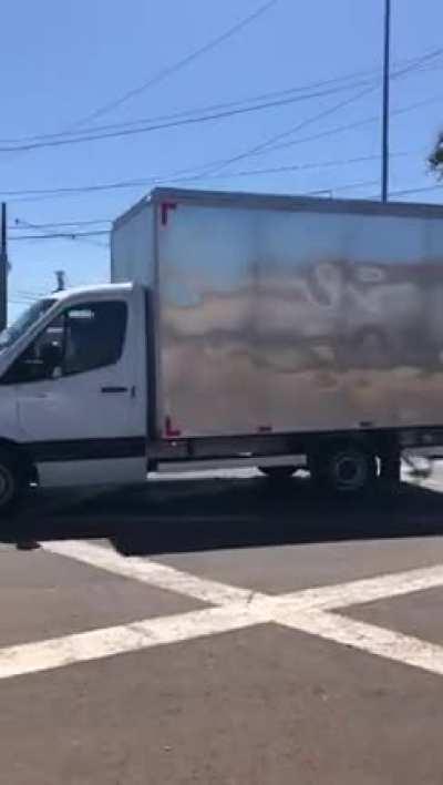 Happened in the city where I live, miscalculated stop?