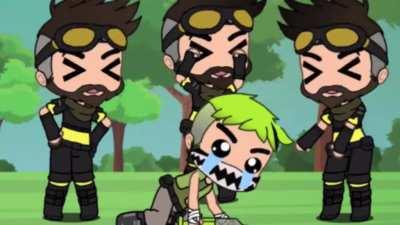 Octane mains exposed, but in the cursed Gacha Life app