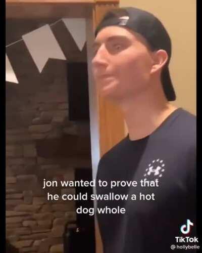 He couldn’t handle the it 🤣