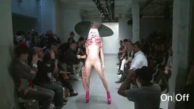 Is this the only instance of fully naked and shaved model on a runway?