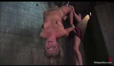 Jaelyn Fox Dominated by Bobbi Starr in Lesbian Bondage - WhippedAss