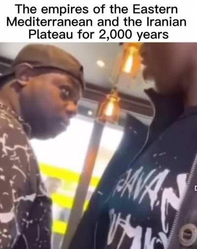 Over 2 thousand year long on-sight rivalry. Greeks vs Achaemenids, Macedonians vs Achaemenids, Romans vs Seleucids, Romans vs Parthians, Romans vs Sassanids, Romans vs Seljuks, Ottomans vs Timurids, Ottomans vs Safavids, Ottomans vs Afsharids, Ottomans vs