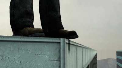 Kratos falling in gmod