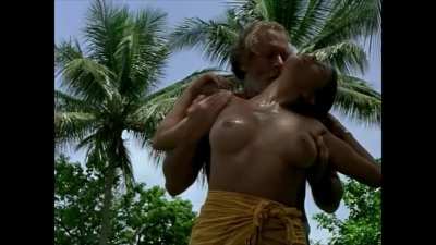 Demetra Hampton with a guy 25 years older than her