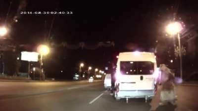 man gets beaten up by SpongeBob, mickey mouse, bunny and rat