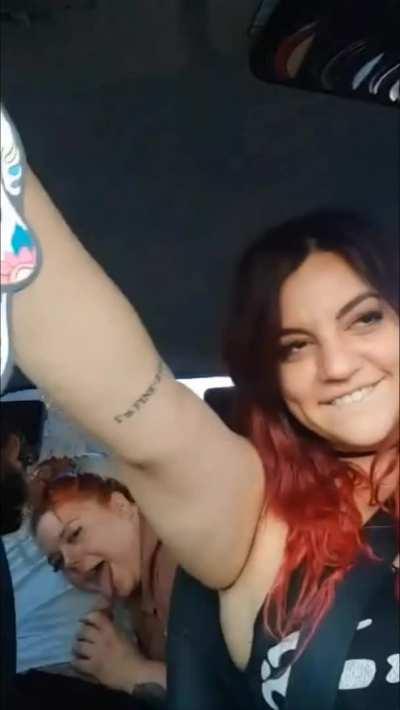 would you drive slow next to us [f]