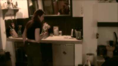 Hot French Fight and hot belly button crop top jeans KO