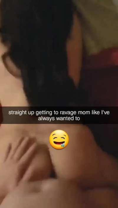 Son pounds mom like he's always wanted