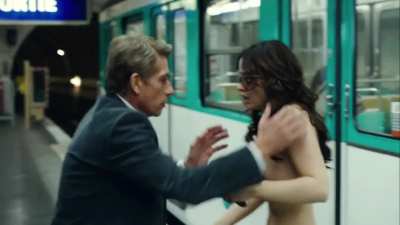 French Actress Sara Forestier Nude in The Names of Love (2010)