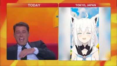 Fubuki's first time on US television