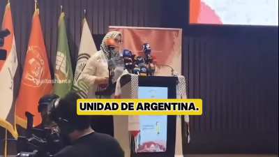 Vanina Biassi dió una conferencia en Irak: 
