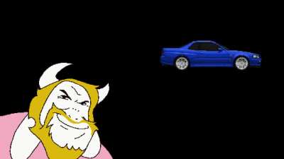 Asgore but he is even more drunk