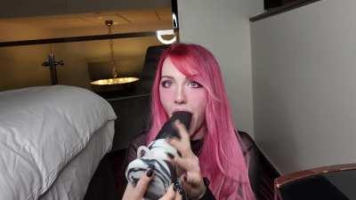 The only thing that's stopping me from taking it all is that my mouth can't open any wider