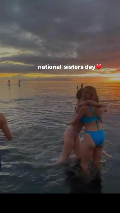 Lauren and Elizabeth at The Beach