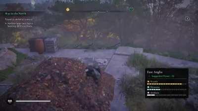 Leap from the sync point into the leaf pile: task failed successfully