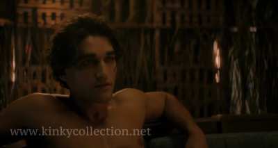 Tessa Bonham Jones presses her foot on a guy's balls in Dune Prophecy S01E02