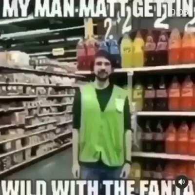 Matt with the Fanta😎