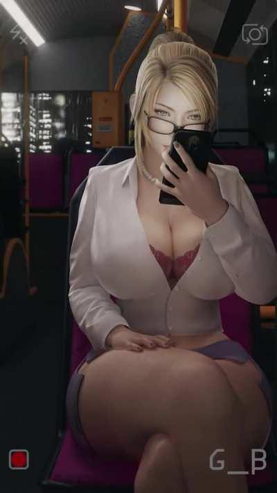 Sarah Bryant gets fucked in the bus (GeneralButch) [Virtuo Fighter]