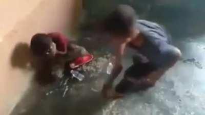 Bottle flip fight but with funny vine boom