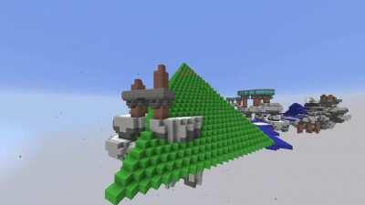 My friends and I made a 25 Layer Bed Defense in a Bedwars Game