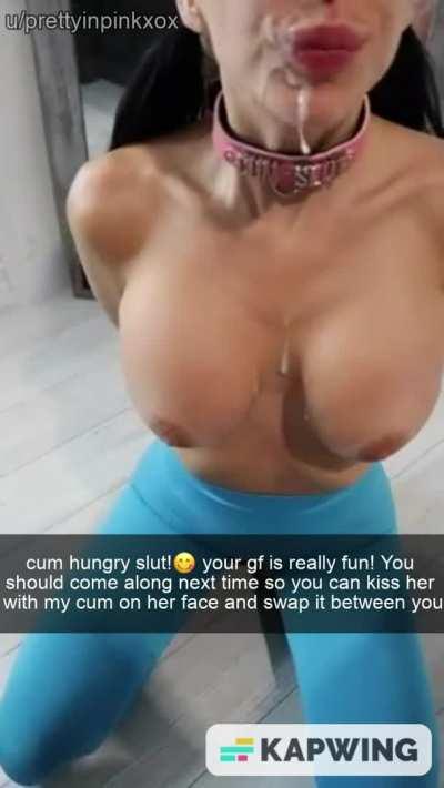 Looks like the new bull likes your gf and wants to involve you aswell